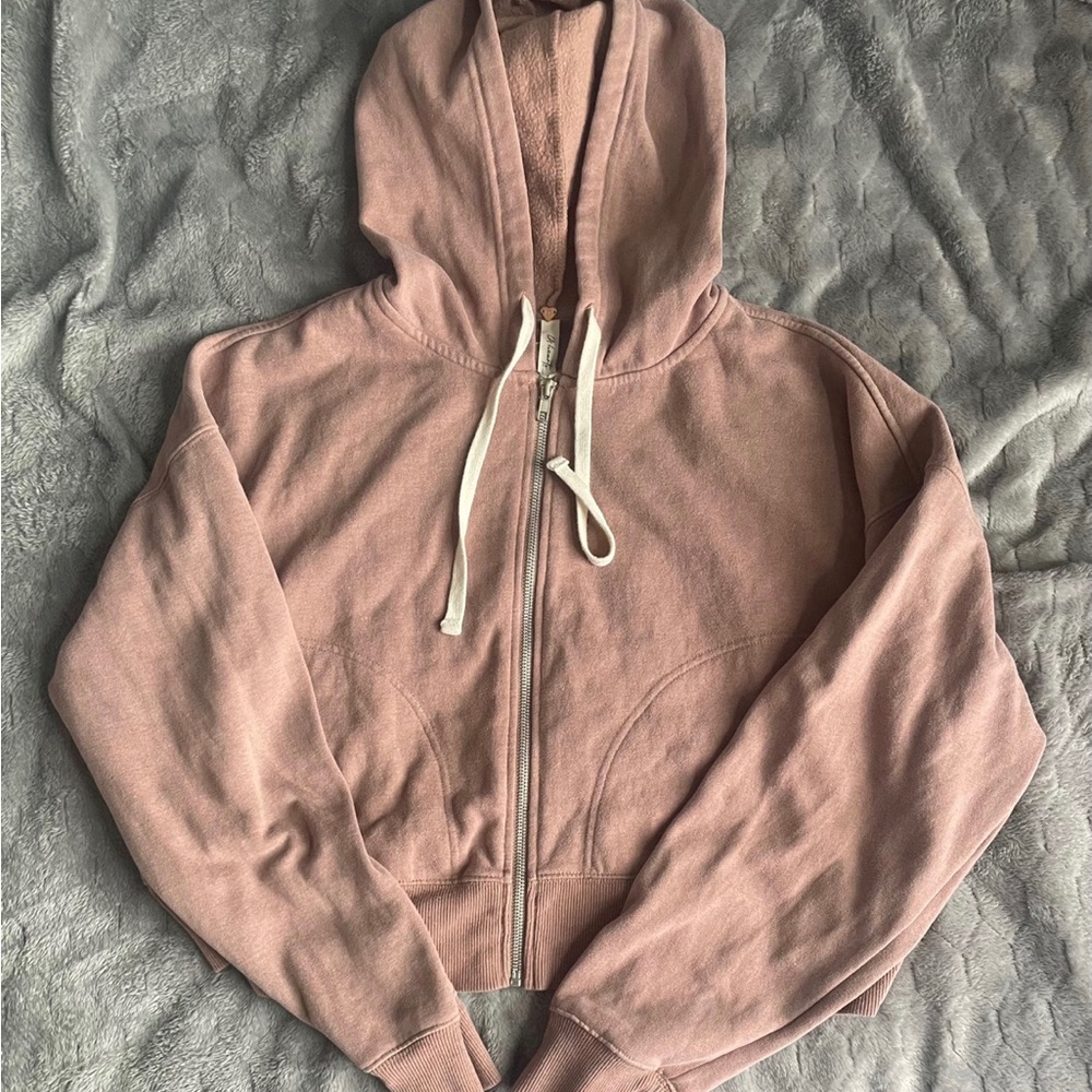 Cropped Zip Up